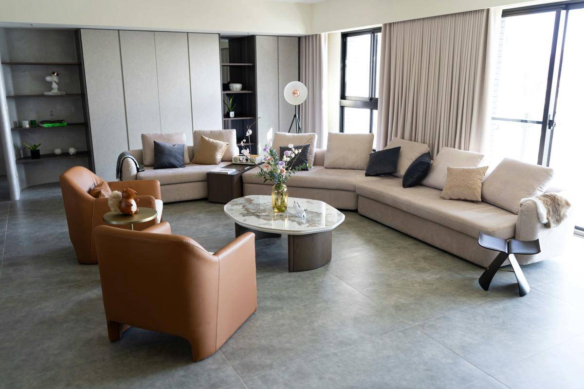 inspirasi dekorasi coffee table marmer 
