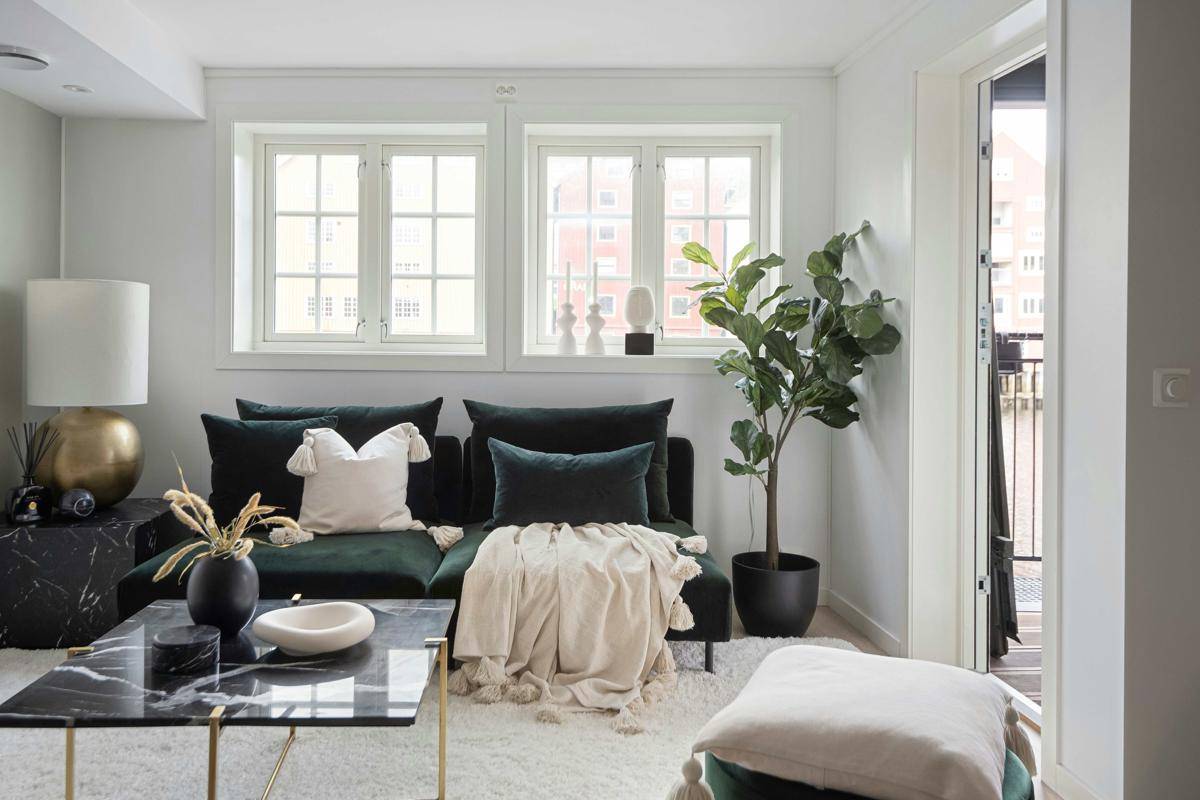 inspirasi dekorasi coffee table marmer 