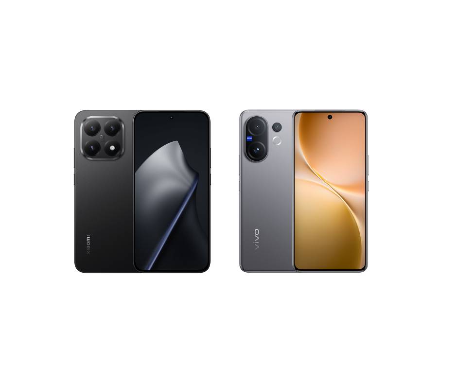 Xiaomi 15T (kiri) dan vivo V60 (kanan)