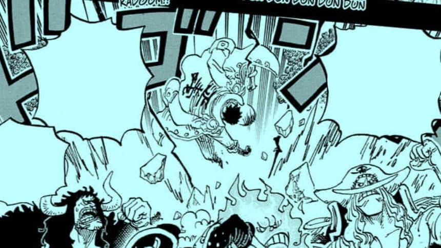 Serangan Garp. (Dok. Shueisha, Eiichiro Oda/One Piece)