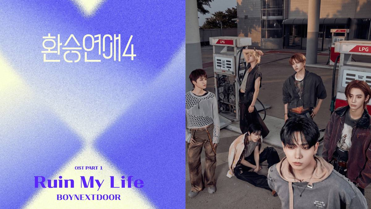 Kolase Foto BOYNEXTDOOR dan Cover Lagu Ruin My Life