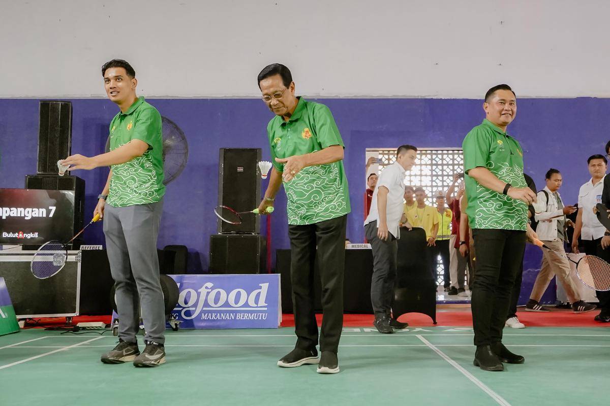Pembukaan Kejuaraan Bulu Tangkis Piala Raja Hamengku Buwono X 2025.