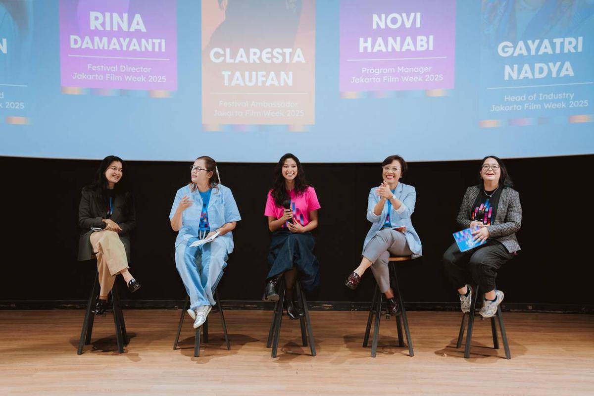 Konferensi pers Jakarta Film Week 2025 di CGV FX Sudirman, Selasa (30/9/2025)