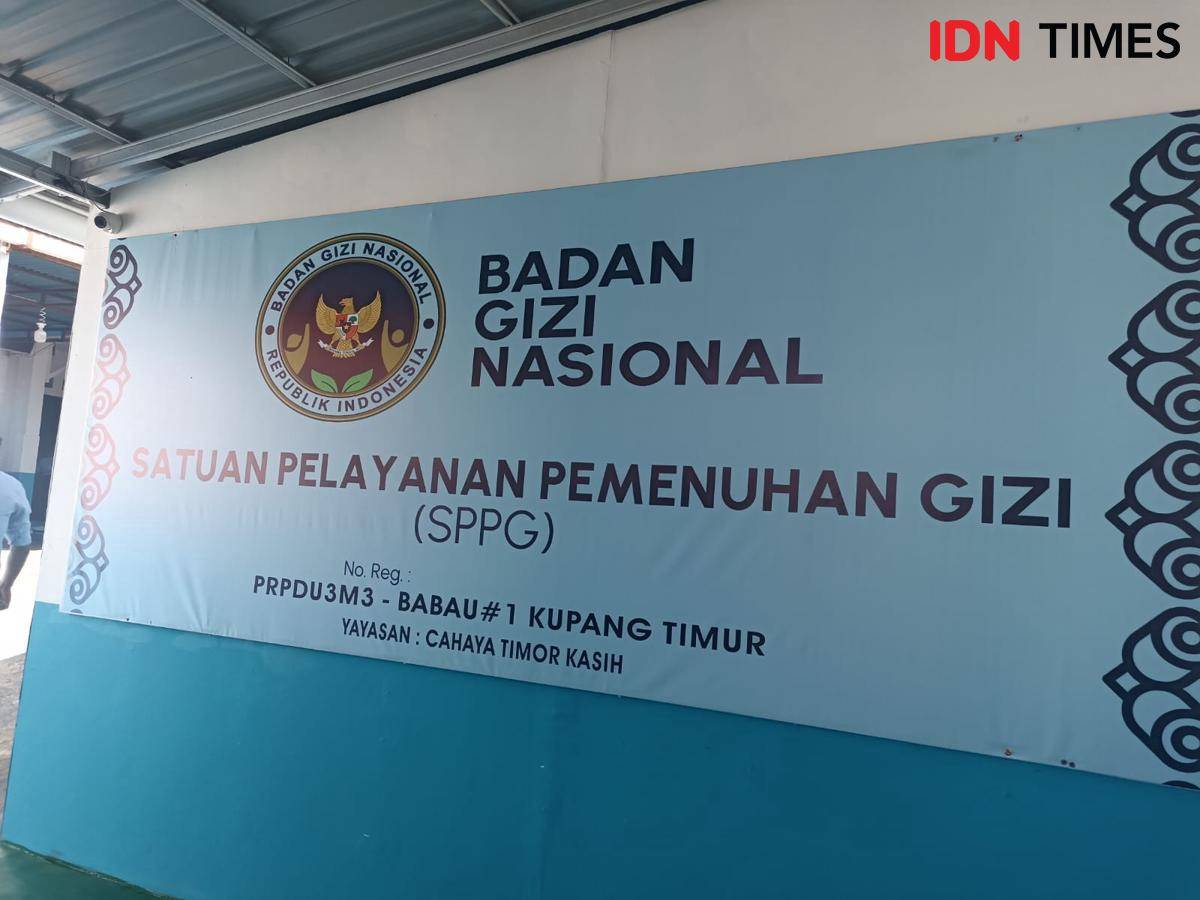 Kondisi SPPG Kupang Timur, Nusa Tenggara Timur, Rabu (1/10/2025). (IDN Times/IDN Times Dini Suciatiningrum)