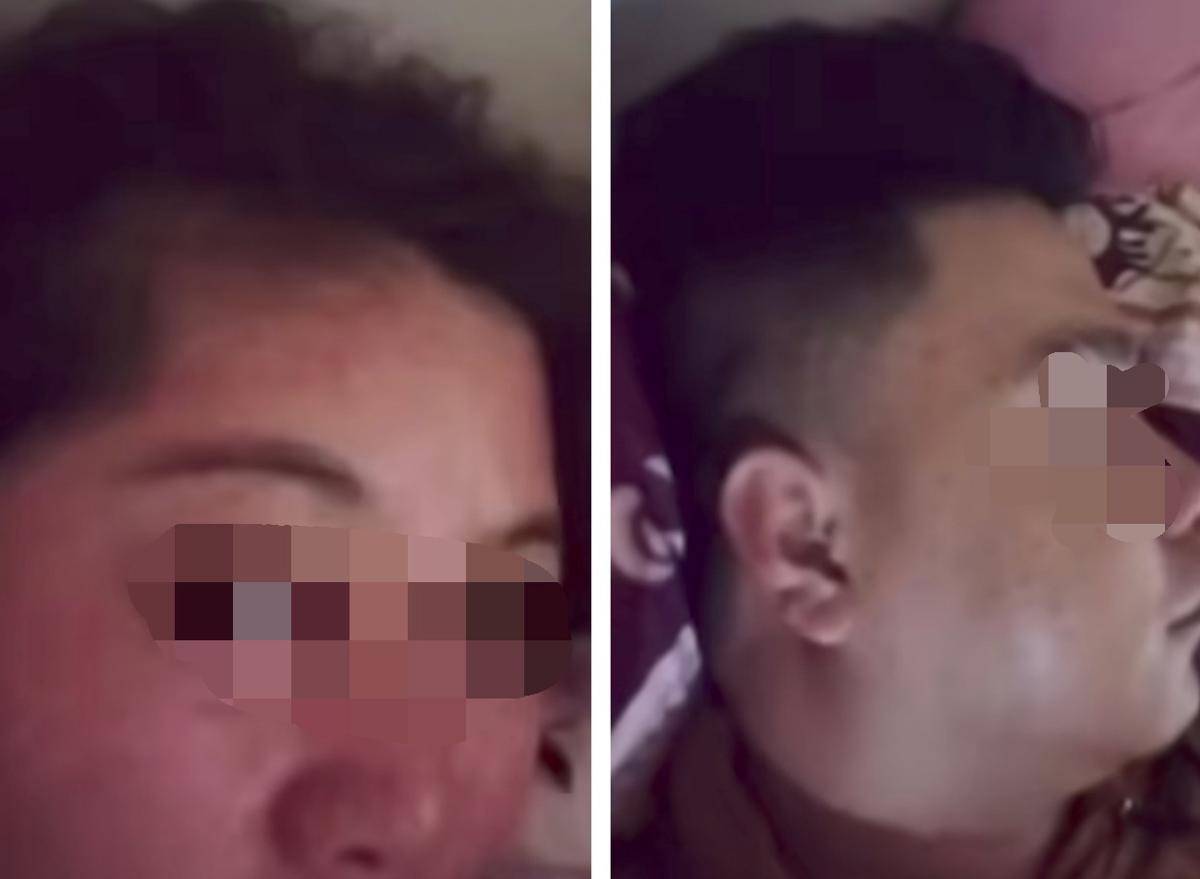 Potongan video dugaan perselingkuhan anggota polisi di Lubuk Linggau. (Dok. Istimewa)
