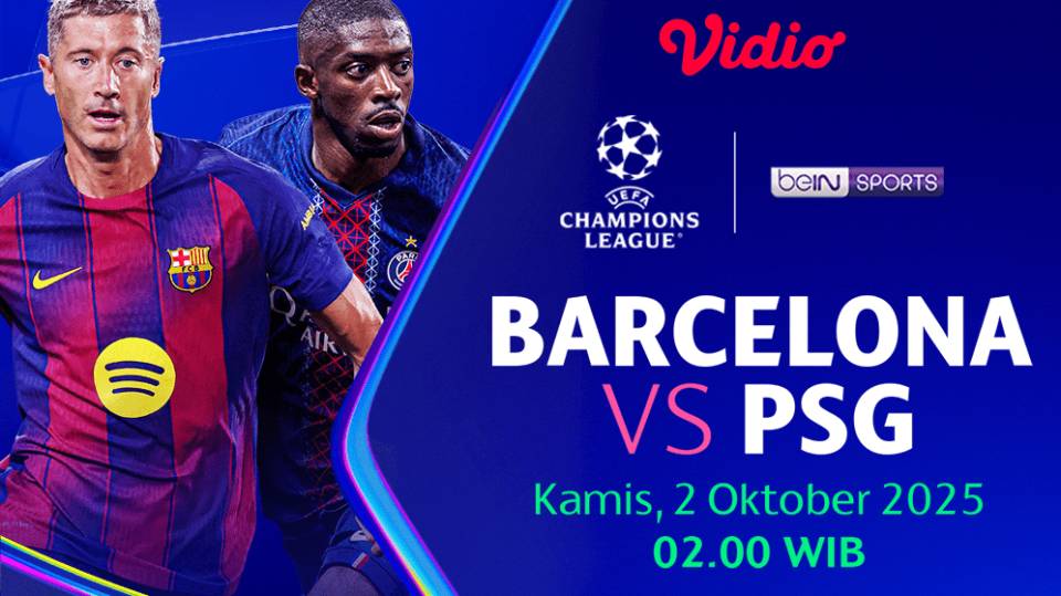 Barcelona vs PSG live di Vidio