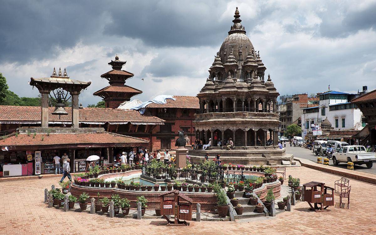 potret Patan Durbar Square 