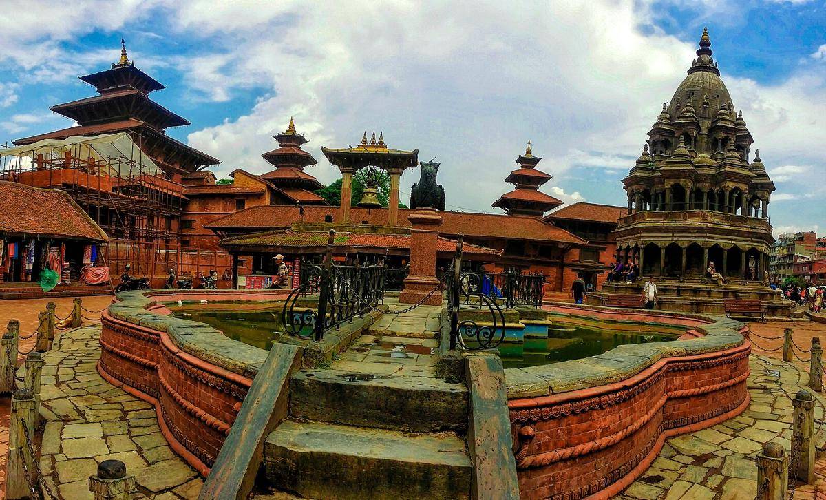 potret Patan Durbar Square 