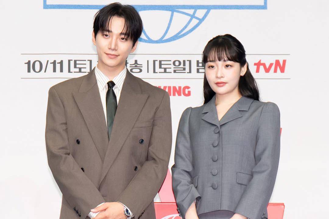 potret press conference drama Korea Typhoon Family (dok. tvN)
