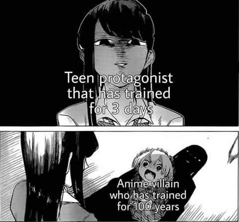 meme anime tentang latihan 