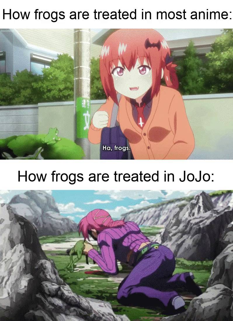 meme anime tentang katak 