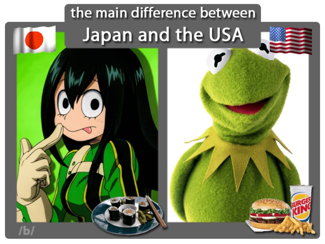 meme anime tentang katak 