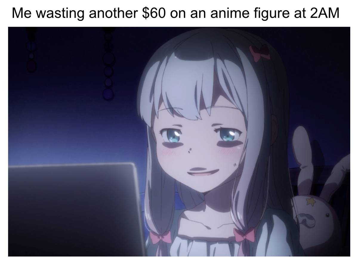 meme anime tentang rekening bank