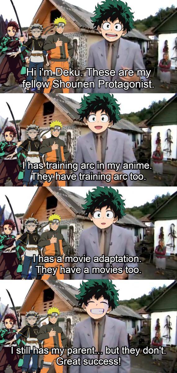 meme anime tentang latihan 