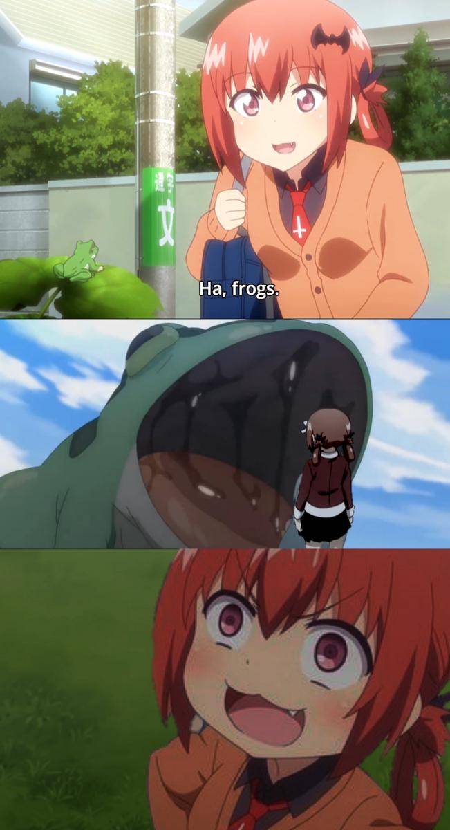 meme anime tentang katak 