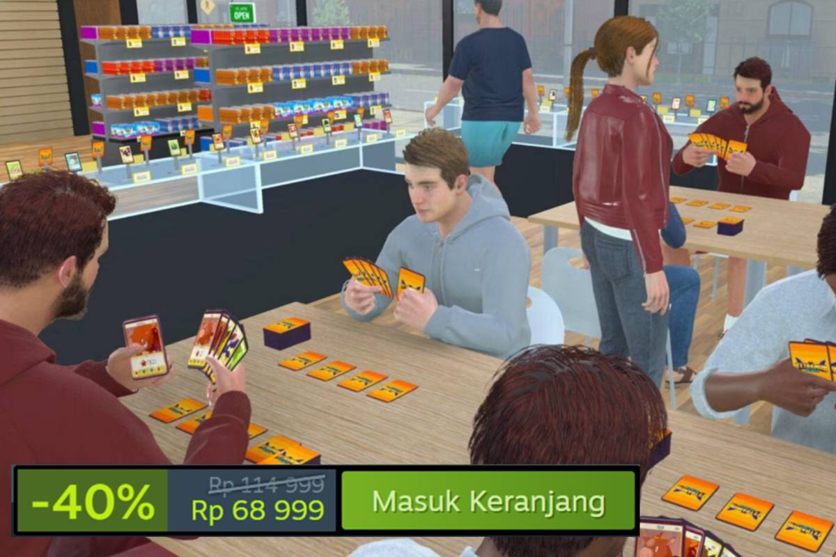 cuplikan TCG Card Shop Simulator (dok. OPNeon Games/TCG Card Shop Simulator) 