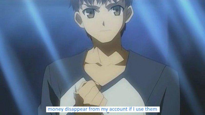 meme anime tentang rekening bank