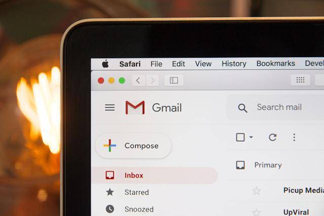 ilustrasi dashboard Gmail