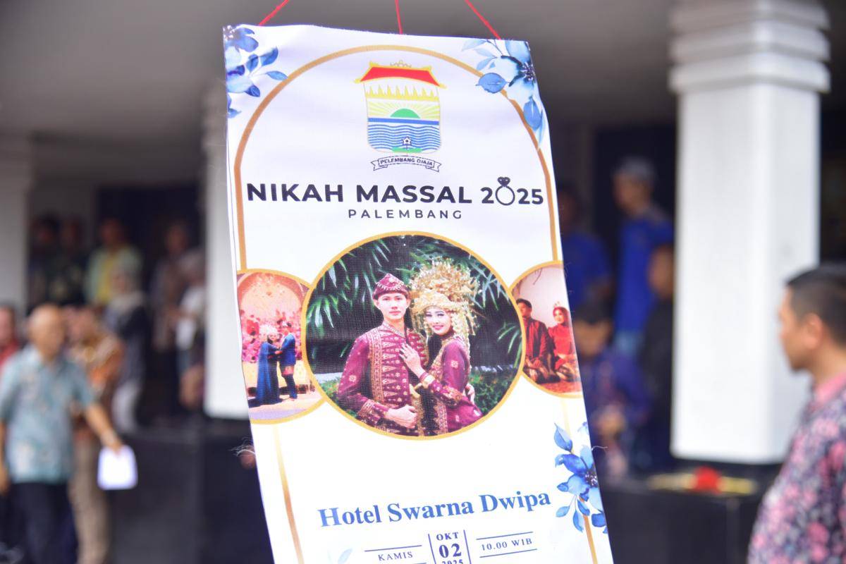Nikah Massal Palembang 2025 (Dok. Kominfo Palembang untuk IDN Times)