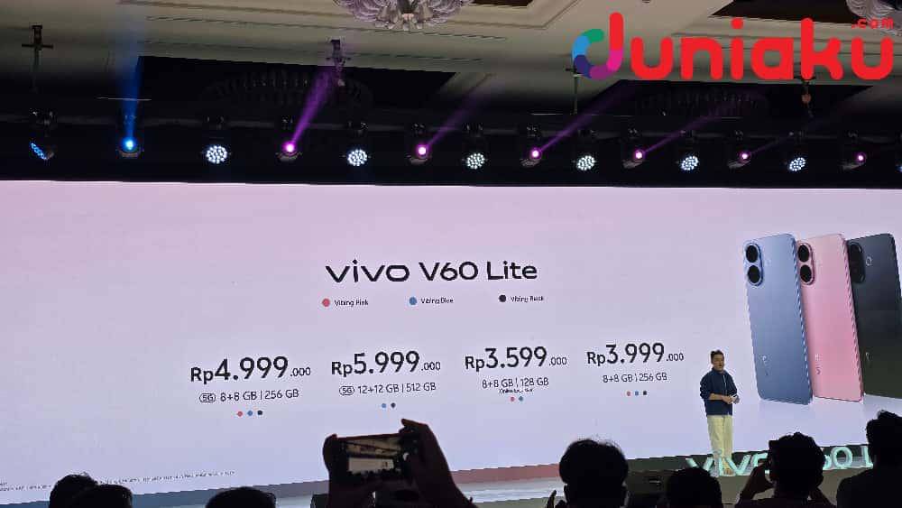 Launch event vivo V60 Lite. Fotografer: Fahrul Nurullah. (Duniaku.com/Fahrul Nurullah)