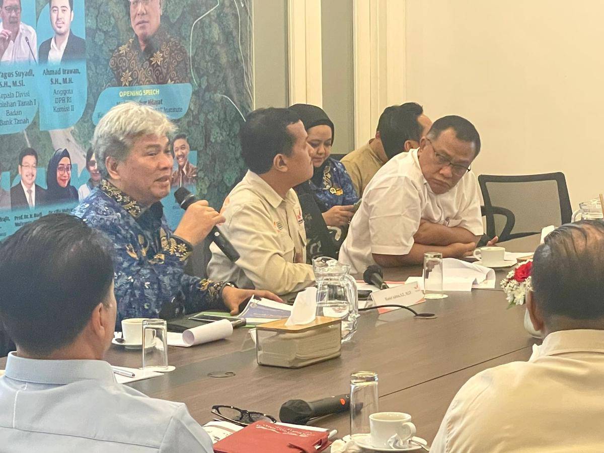 Focus GREAT Discussion (FGD) Pertanahan, yang diselenggarakan Great Institute di Jakarta Selatan, Rabu (1/10/2025).  (Dok Great Institute)