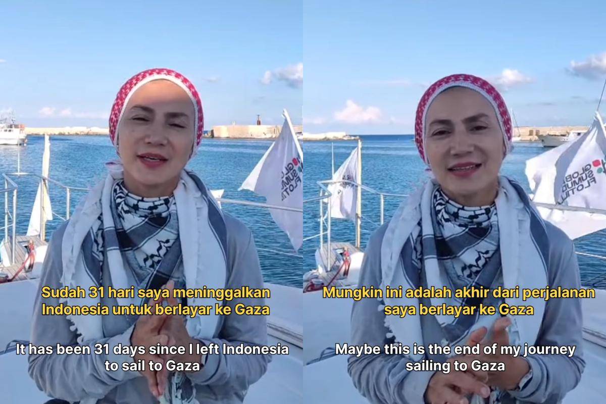 Update aksi kemanusiaan Wanda Hamidah ke Gaza, Palestina