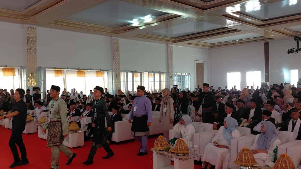 Peserta ajang Musabaqah Qiraatil Kutub Internasional (MQKI) I tahun 2025, yang digelar di Pondok Pesantren As'adiyah Wajo, Sulawesi Selatan, Kamis (2/10/2025). (IDN Times/Aan Pranata)