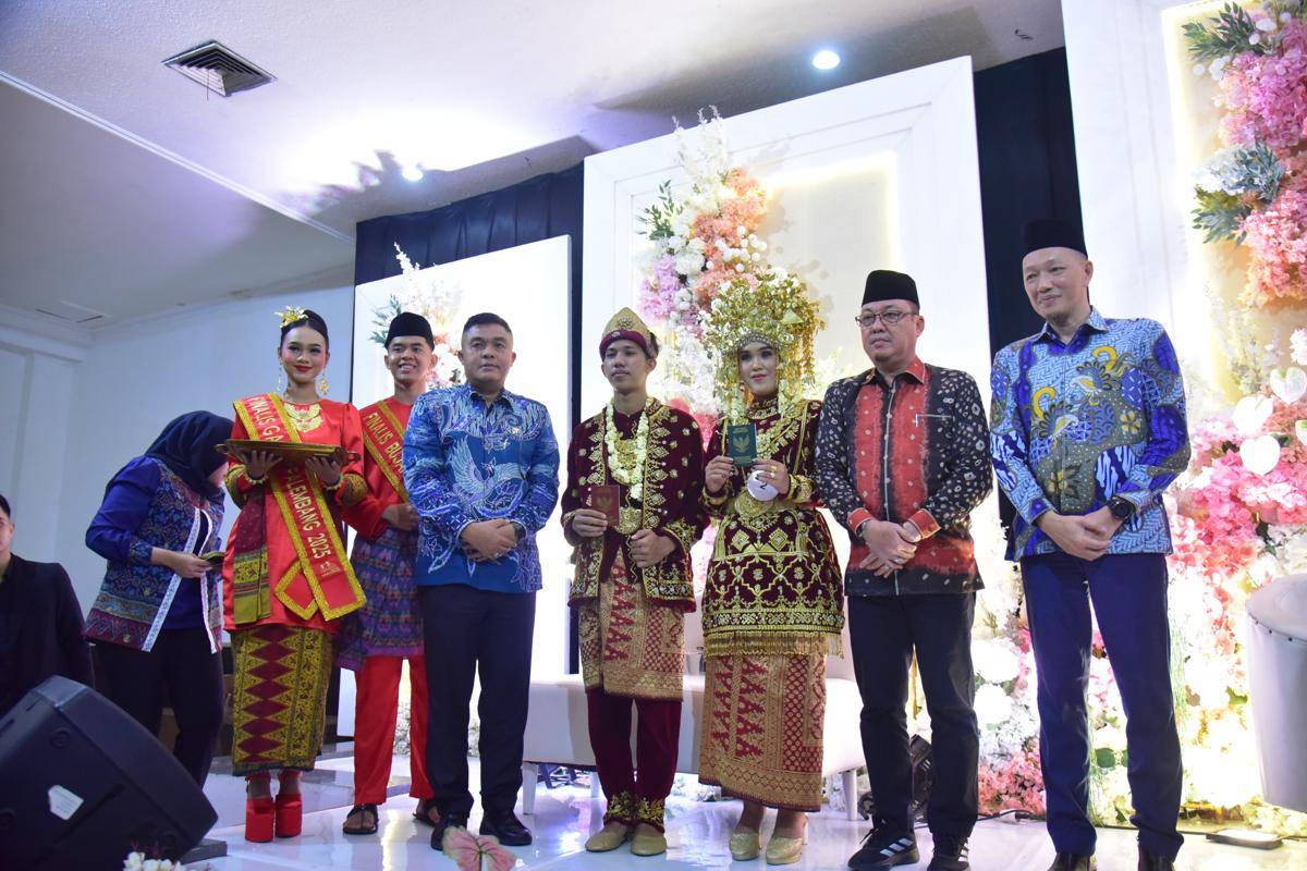 Nikah Massal Palembang 2025 (Dok. Kominfo Palembang untuk IDN Times)