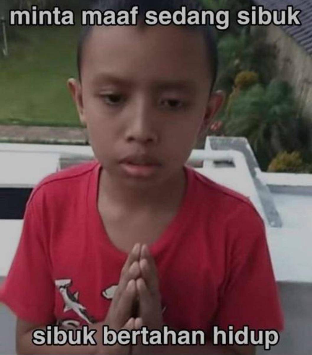 meme kegiatan orang sibuk