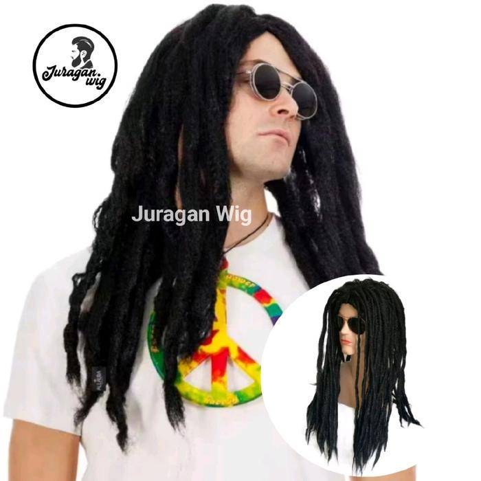 ilustrasi rambut palsu pria (tokopedia.com/juragan-wig)