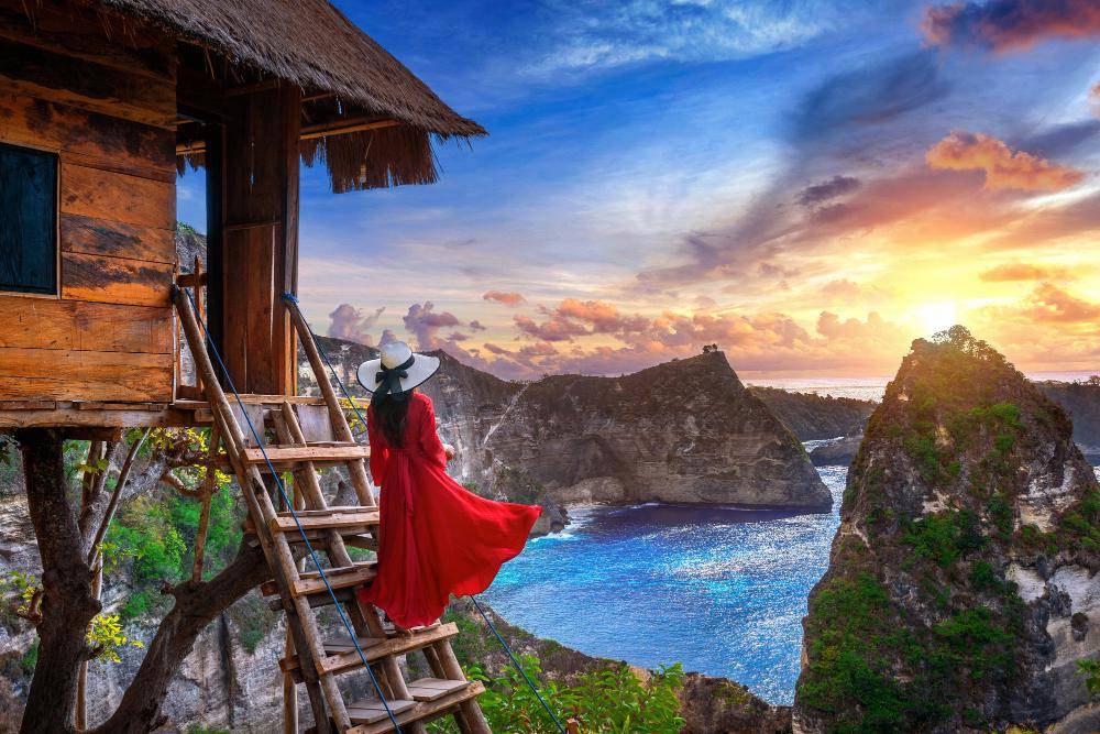 ilustrasi wisata alam 