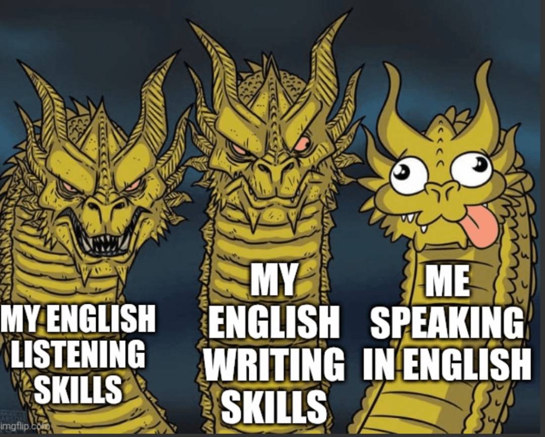 meme kemampuan bahasa Inggris 