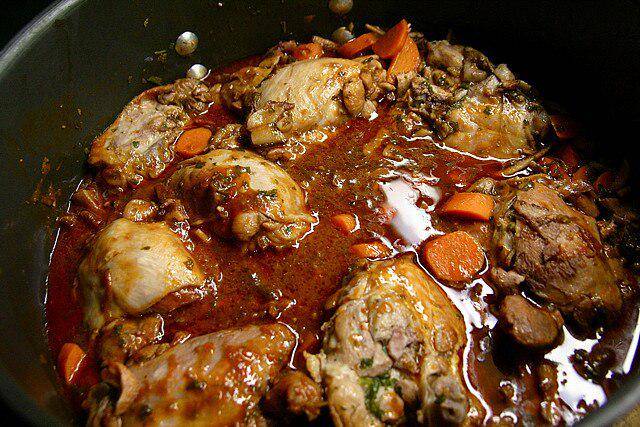 potret coq au vin 