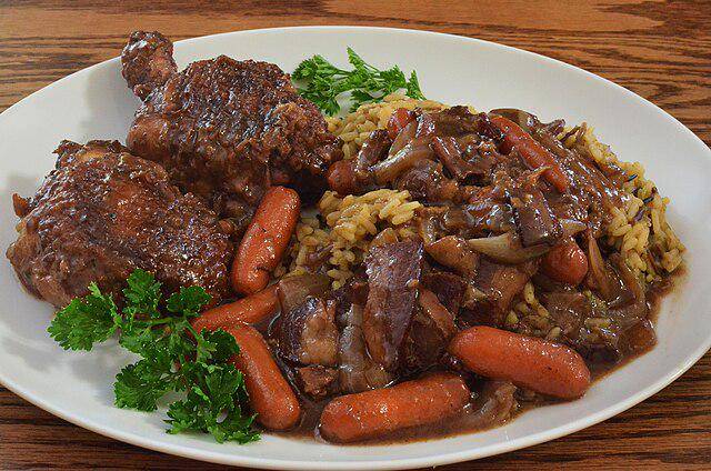 potret coq au vin 
