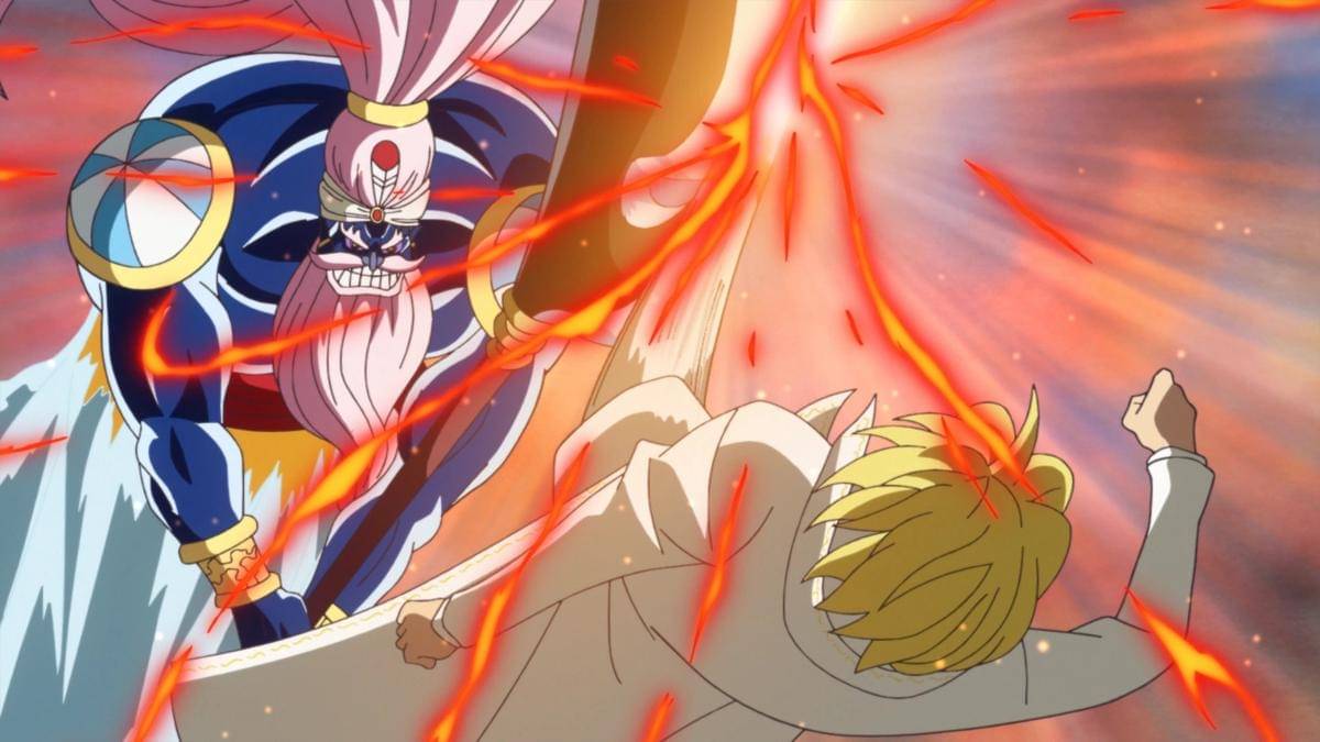 Sanji bertarung melawan Daifuku