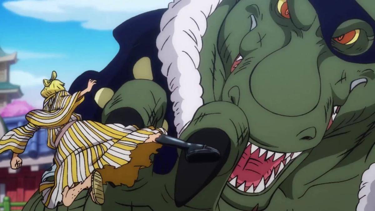 Sanji melawan Drake
