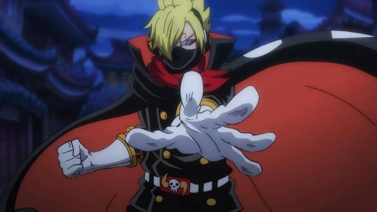 Sanji mengenakan Raid Suit-nya