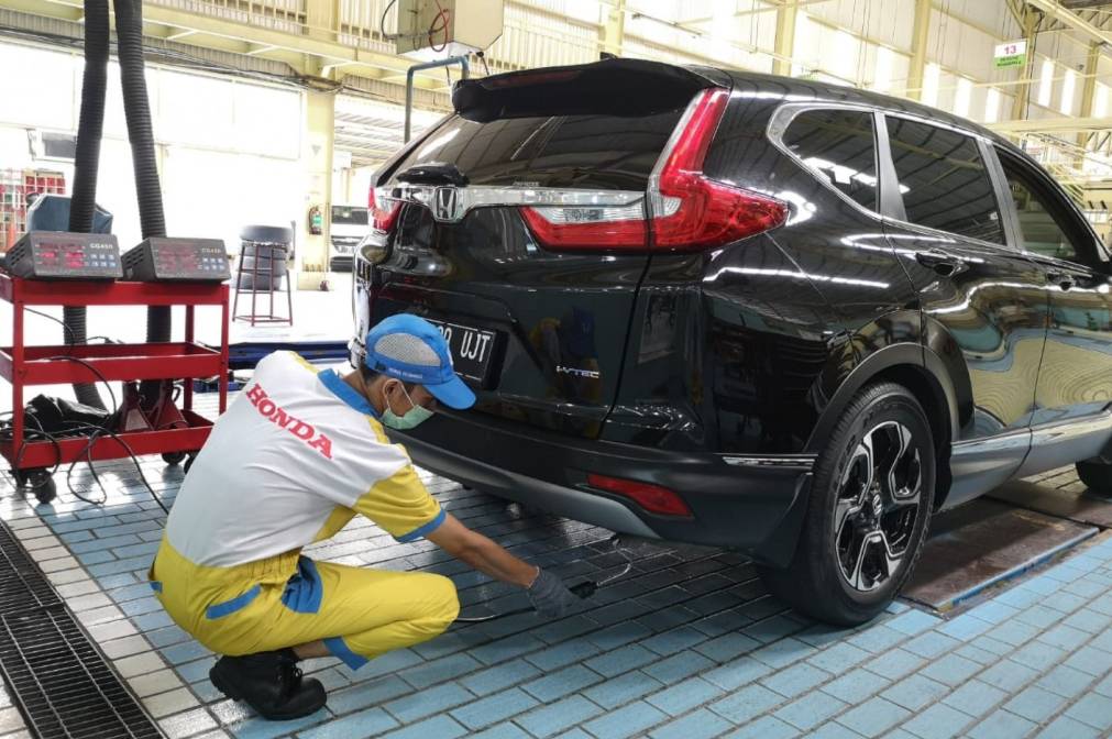 ilustrasi uji emisi mobil (honda-indonesia.com)