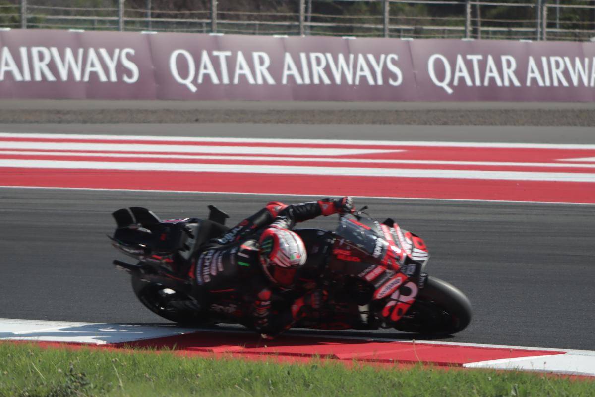 Pembalap MotoGP, Marco Bezzecchi di Sirkuit Mandalika. (IDN Times/Linggauni)