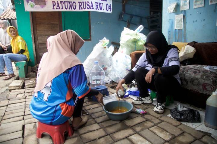 Bank sampah di Kota Tangerang sulap limbah minyak jelantah jadi sabun 