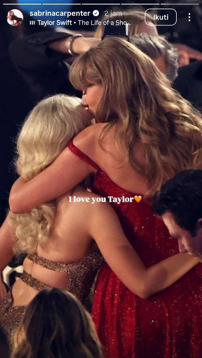 Taylor Swift dan Sabrina Carpenter