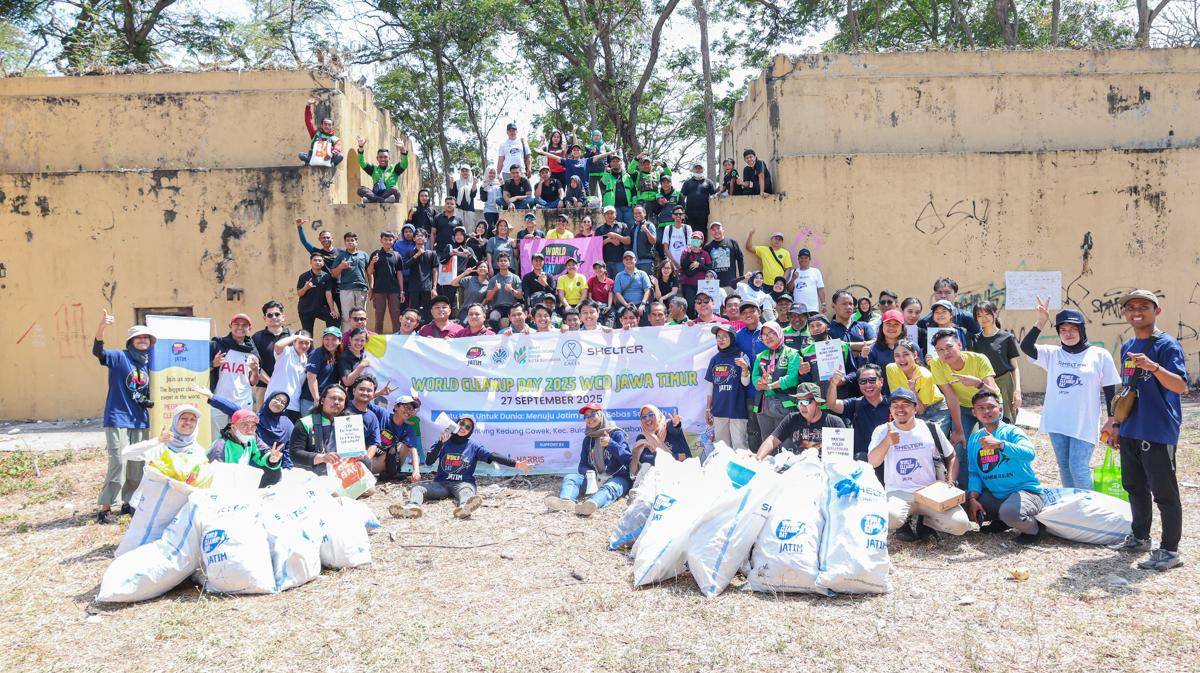 World Cleanup Day, Shelter Indonesia Kumpulkan 500 Kg Sampah (IDN Times/istimewa)