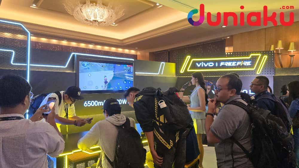 vivo V60 Lite Free Fire. Fotografer: Fahrul Nurullah. (Duniaku.com/Fahrul Nurullah)