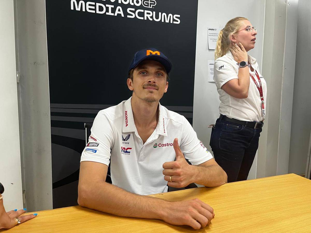 Pembalap MotoGP, Luca Marini. (IDN Times/Linggauni)