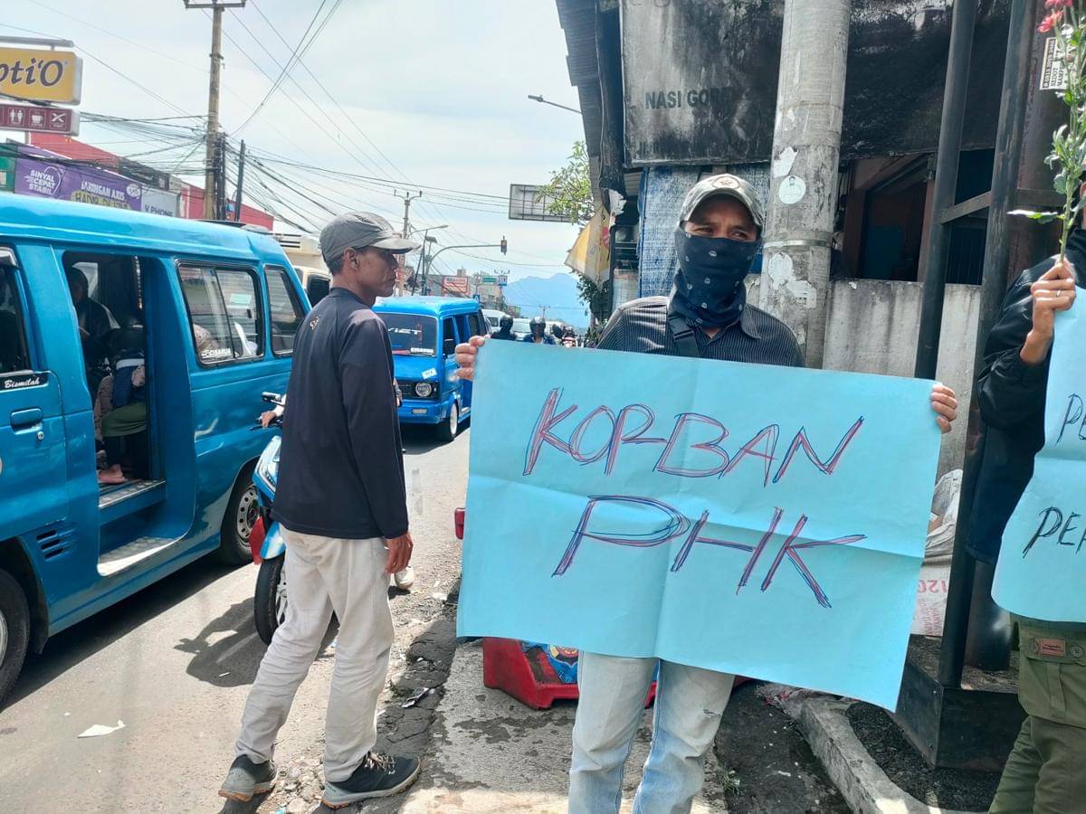 Korban PHK di Bogor