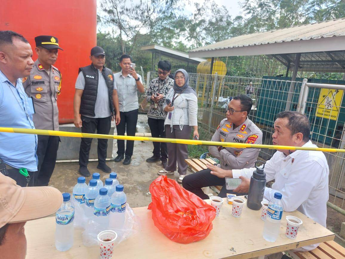 Kebakaran di hunian pekerja IKN.