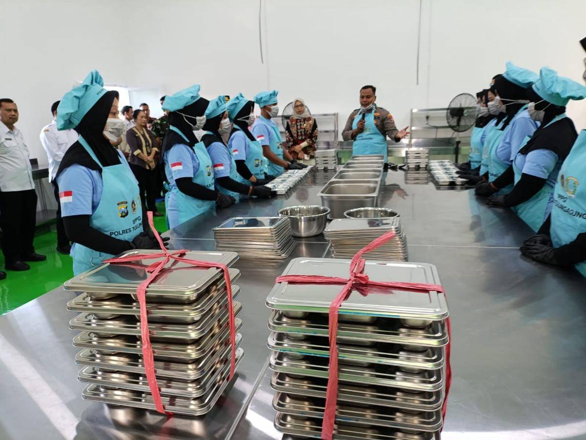 SPPG yang dikelola oleh Polres Tulungagung. IDN Times/Bramanta Pamungkas