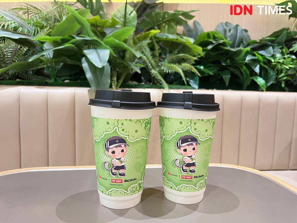 Potret Green Grape Milk Tea CHAGEE