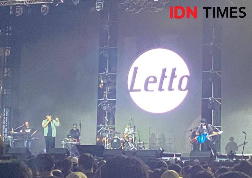 potret Letto di Synchronize Festival 2025 hari pertama, Jumat (3/10/2025) 