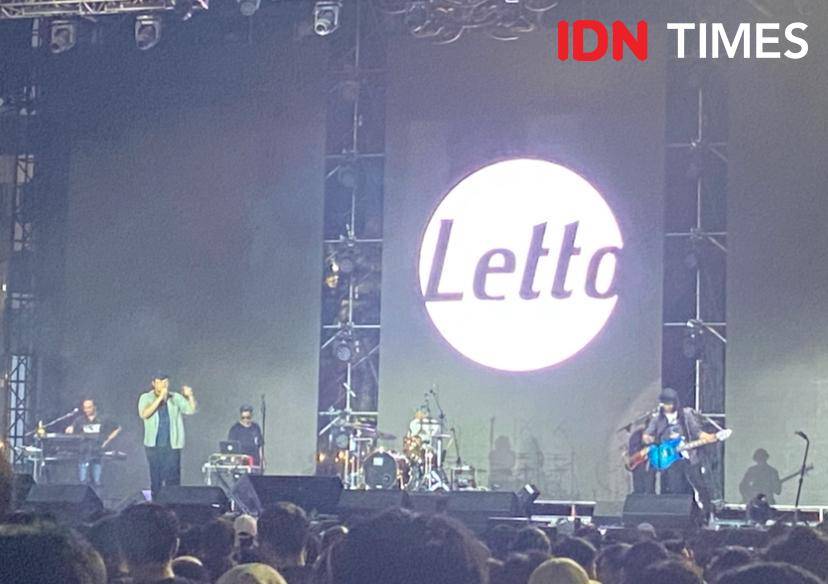 potret Letto di Synchronize Festival 2025 hari pertama, Jumat (3/10/2025) 